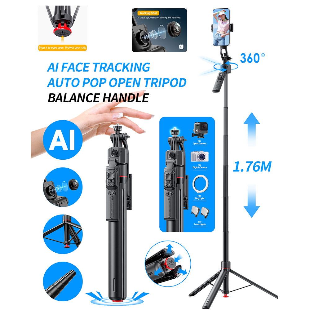 AI Gimbal Tripod Jumping Selfi - đánh giá và giá Photography Basics