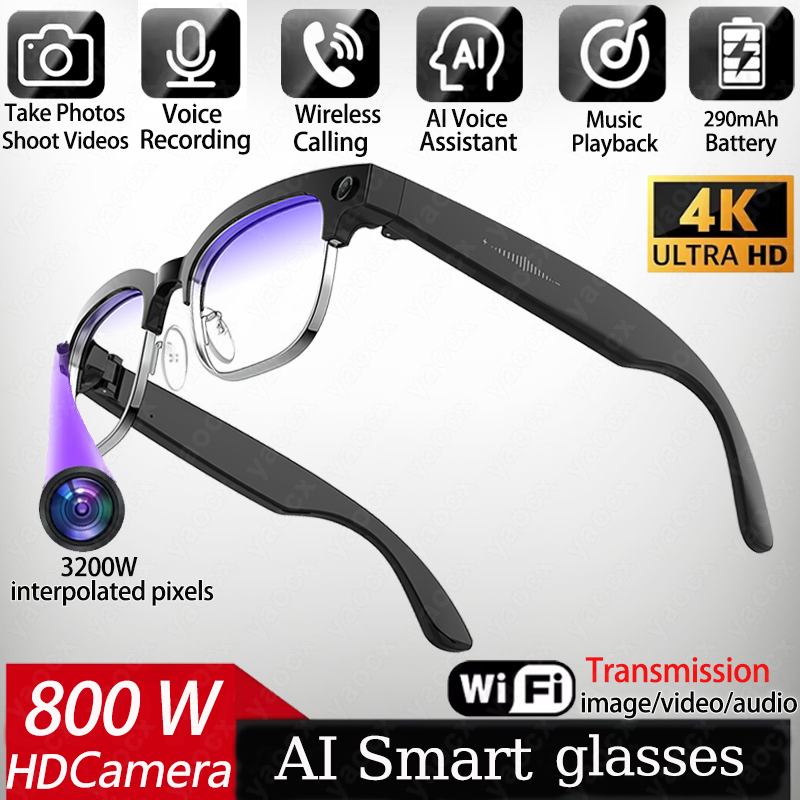 4K Smart AI Glasses 8MP Camera - đánh giá và giá Photography Japanese