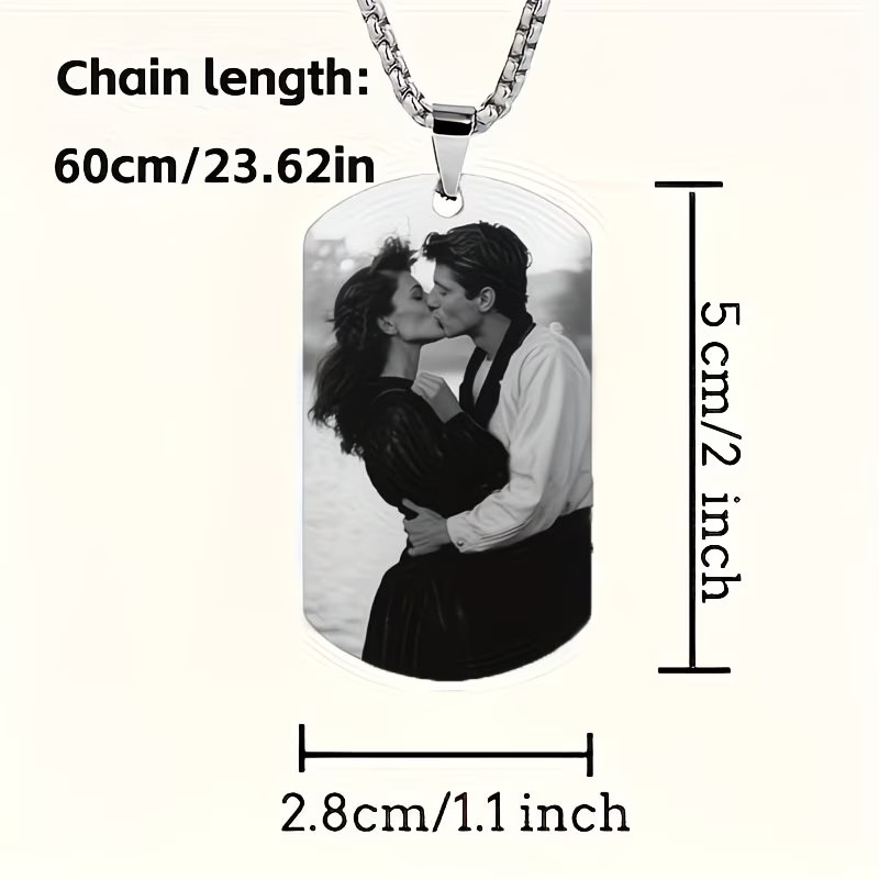 Custom Necklace with Engraved  - đánh giá và giá Photographic Memory