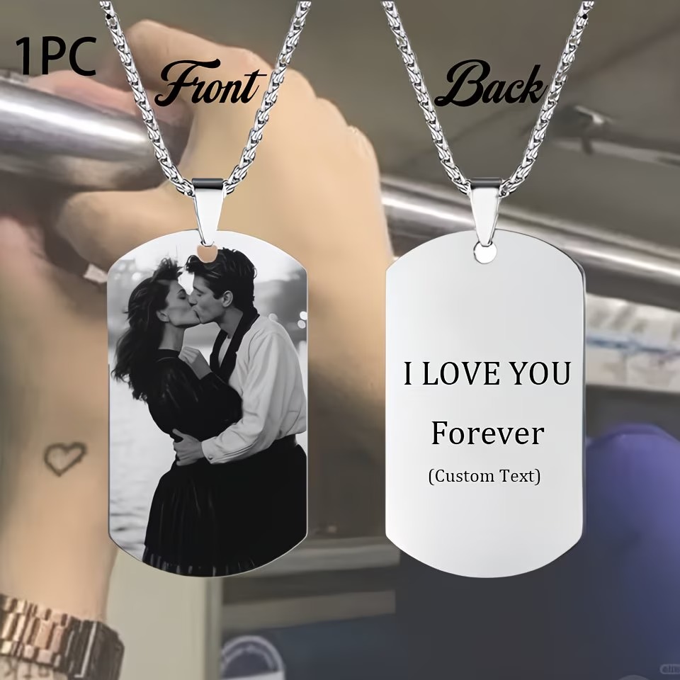Custom Necklace with Engraved  - đánh giá và giá Photographic Memory