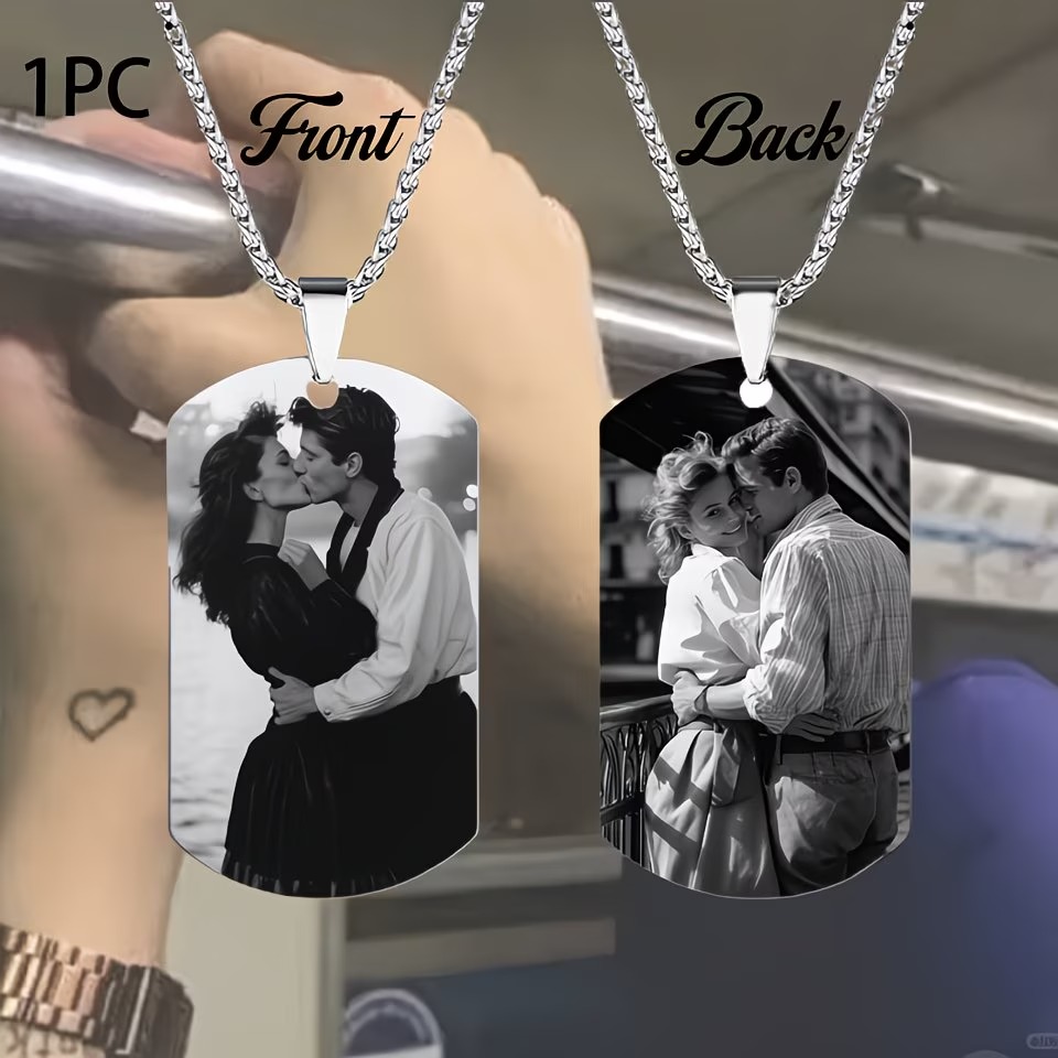 Custom Necklace with Engraved  - đánh giá và giá Photographic Memory