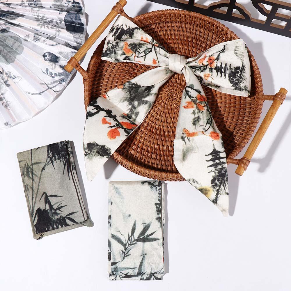 Elegant Long Ink Painting Silk - đánh giá và giá Photography Geometry