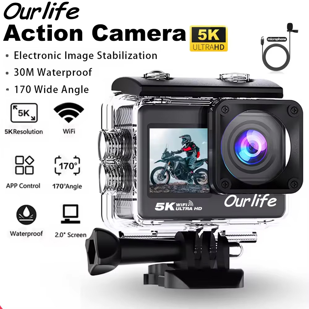 Ourlife 5K Action Camera 4K60F - đánh giá và giá Photographic Memory