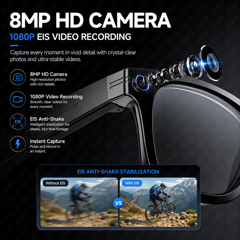 AI Smart Glasses 8MP Camera 32 - đánh giá và giá Photography Japanese